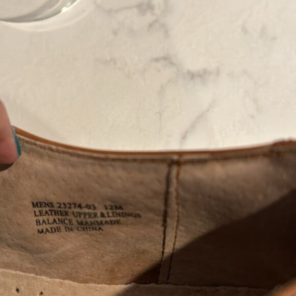 STACY ADAMS Corrado Bike Toe Lace-up Oxford tan brown office semi formal size 12 - Picture 9 of 9